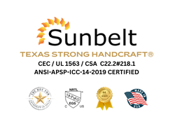 Sunbelt Hot Tubs Texas Strong Handcraft logo